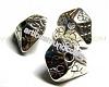 Silver Plt Metalized Totem Charm CCB Spacer