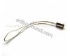 Mobile phone strap, silver, 55mm.
