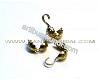 Turtle antique gold plated, 5mm