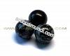 Snow obsidian bead, 12mm.