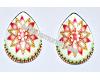 Mosaic 33 glass teardrop 25x18x5mm, 1pcs