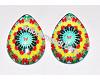 Mosaic 41 glass teardrop 25x18x5mm, 1pcs