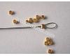 Crimp tube bead stopper,goldplated