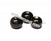 Black porcelain bead 10x13mm., 1pcs.