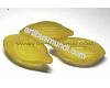 Yellow acrylic petal 49x27mm., 1pcs.