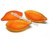 Orange acrylic petal 49x27mm., 1pcs.