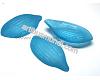 Blue acrylic petal 49x27mm., 1pcs.
