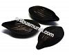 Black acrylic petal 49x27mm., 1pcs.