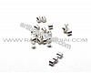 Crimp tube bead stopper, 100 pcs