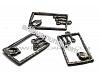Black pl. frame drop w bird 34x19mm