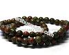 Unakite bead 6mm, 1 strand