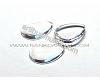 Glass cab. 10x14mm. drop, 1pcs.