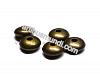 Ant. brass col. acrylic bead 8x4mm., 1pcs.