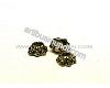 Ant. gold pl. beadcap 5x2mm., 1pcs.