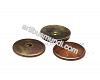 Ant. copper col. disc spacer 15x1.7mm., 1pcs.