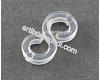 S clips for LOOM BAND bracelets 11x6x2mm, 12pcs