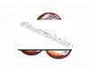 MOP button brown 15x2mm., 1pcs.