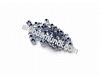 Clear grey lt silverfoil 12/0, 10g